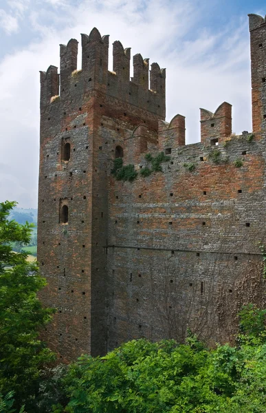 Visconti-Burg. Castell 'arquato. Emilia-Romagna. Italien. — Stockfoto