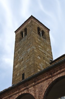 Collegiata Kilisesi. castell'arquato. Emilia-Romagna. İtalya.