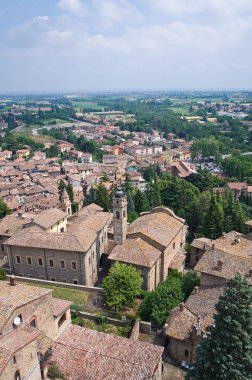 manzarayı castell'arquato. Emilia-Romagna. İtalya.