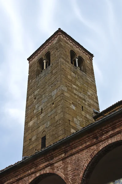 Collegiata εκκλησία. castell'arquato. Εμίλια-Ρομάνια. Ιταλία. — Φωτογραφία Αρχείου