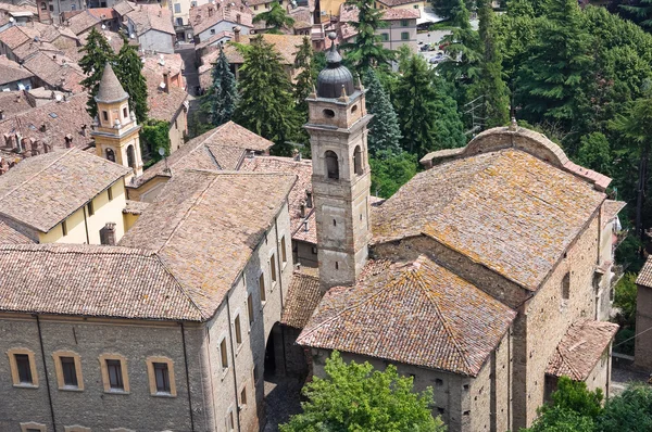 Vista panorámica de Castell 'arquato. Emilia-Romaña. Italia . —  Fotos de Stock