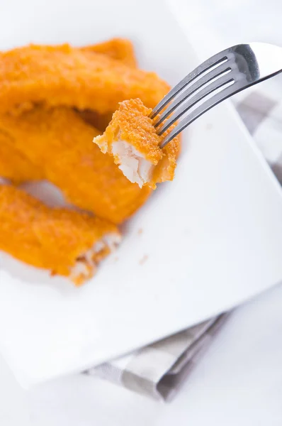 Bastoncini di pesce fritto . — Foto Stock