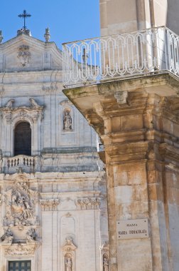 Bazilikası St martino. Martina franca. Puglia. İtalya.