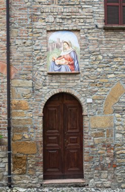 alleyway. castell'arquato. Emilia-Romagna. İtalya.