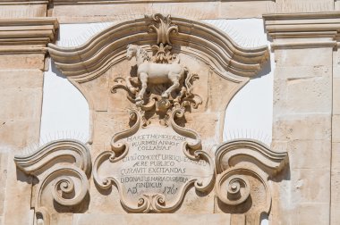 Üniversite sarayı. Martina Franca. Puglia. İtalya.