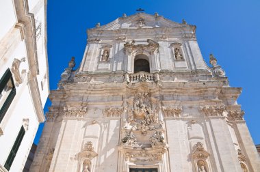 Bazilikası St martino. Martina franca. Puglia. İtalya.