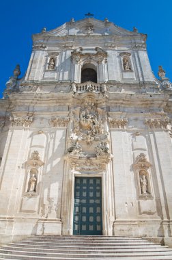 Bazilikası St martino. Martina franca. Puglia. İtalya.