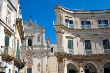 Alleyway. Martina Franca. Puglia. Italy. clipart