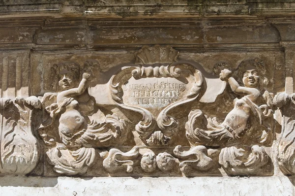 Palácio do Semeraro. Martina Franca. Puglia. Itália . — Fotografia de Stock
