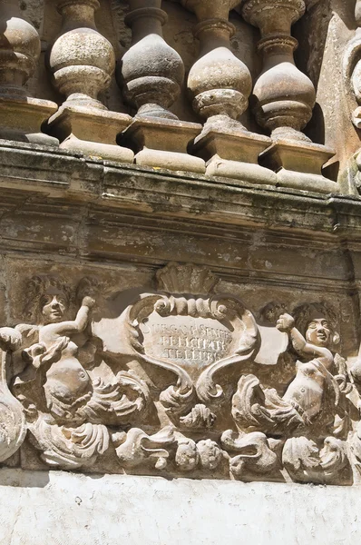 Palácio do Semeraro. Martina Franca. Puglia. Itália . — Fotografia de Stock