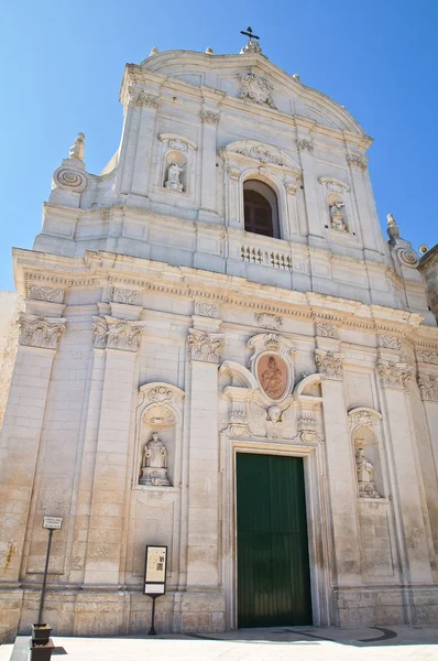 Iglesia Carmine. Martina Franca. Puglia. Italia . — Foto de Stock