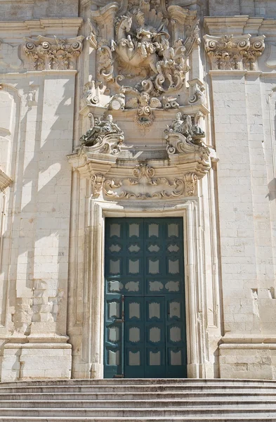 Bazilikası St martino. Martina franca. Puglia. İtalya. — Stok fotoğraf
