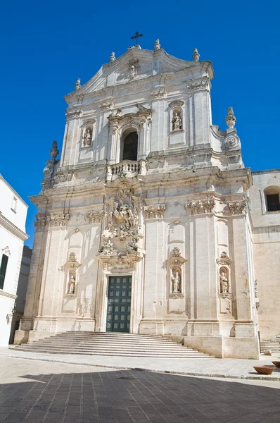 Basilica of St. Martino. Det er Martina Franca. Puglia. Italien . - Stock-foto