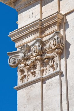 Bazilikası St martino. Martina franca. Puglia. İtalya.