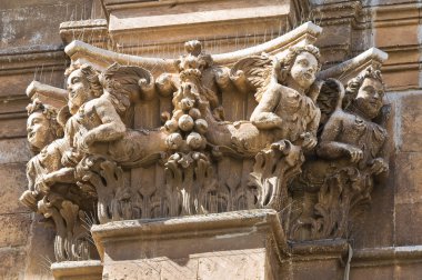 Aziz domenico Kilisesi. Martina franca. Puglia. İtalya.