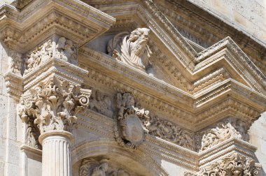 St. eustachio Katedrali. Acquaviva delle fonti. Puglia. İtalya.