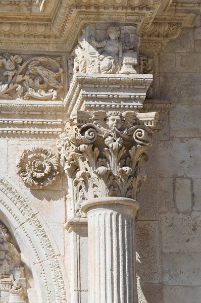 Kathedrale von Eustachio. acquaviva delle fonti. Apulien. Italien. — Stockfoto