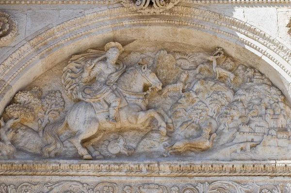 Katedral St. Eustachio. Acquaviva delle Fonti. Puglia. Italia . — Stok Foto