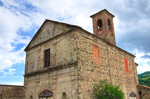 Aziz francesco Manastırı. Bobbio. Emilia-Romagna. İtalya. — Stok fotoğraf
