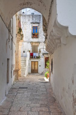 alleyway. Cisternino. Puglia. İtalya.