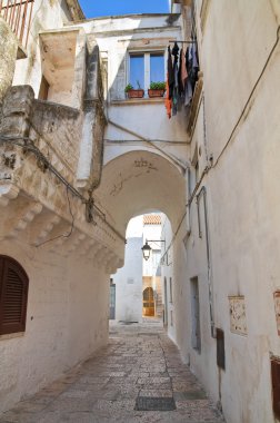 alleyway. Cisternino. Puglia. İtalya.