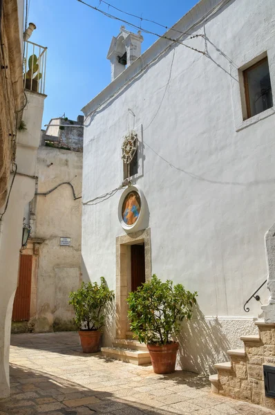 Kerk van st. lucia. Cisternino. Puglia. Italië. — Stockfoto