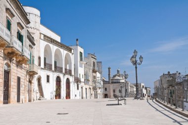 cisternino görünümü. Puglia. İtalya.