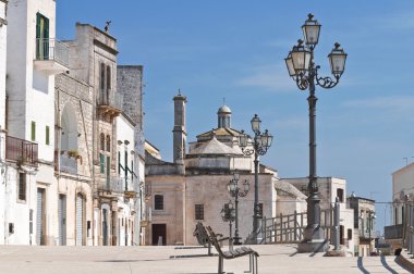 cisternino görünümü. Puglia. İtalya.