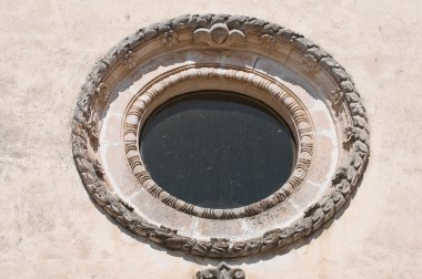 st. quirico Kilisesi. Cisternino. Puglia. İtalya.