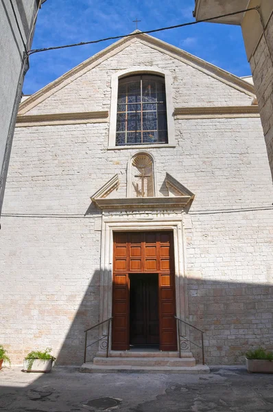 St. agostino Kirche. acquaviva delle fonti. Apulien. Italien. — Stockfoto