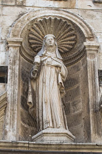 Iglesia de Santa Clara. Acquaviva delle Fonti. Puglia. Italia . — Foto de Stock