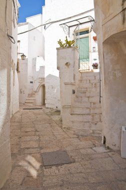 alleyway. Cisternino. Puglia. İtalya.