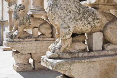 St. eustachio Katedrali. Acquaviva delle fonti. Puglia. İtalya.