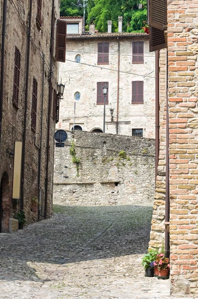 Alleyway. Peschici. Puglia. Italy. — Stock Photo, Image