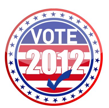 United States of America Elections pins clipart