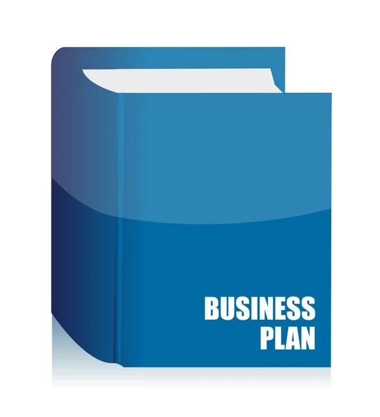 业务计划议程书籍插图设计在白色背景上 — 图库照片