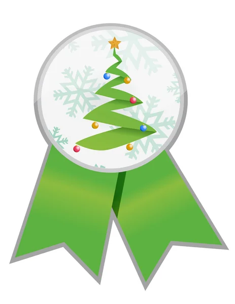 Árbol de Navidad cinta ilustración diseño —  Fotos de Stock