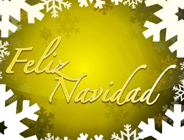 İspanyolca - merry Noel temalı arka plan — Stok fotoğraf
