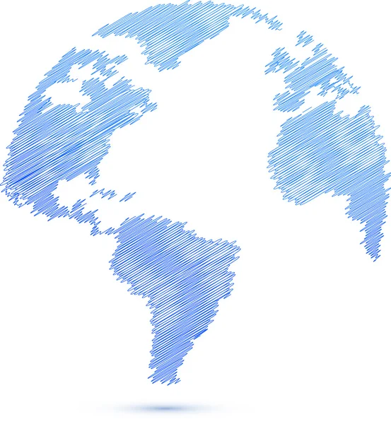 Globe in a drop — Stock Photo, Image