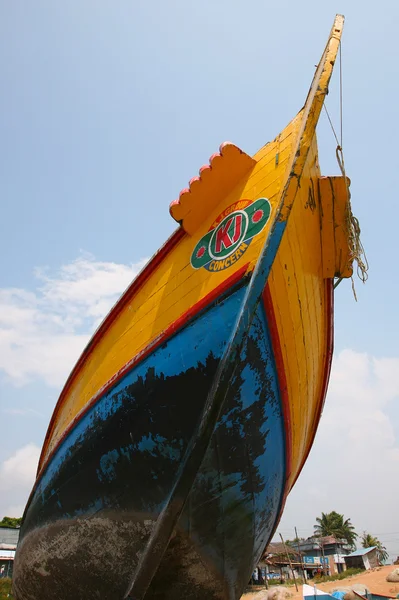 Dettaglio della nave nello Stato del Kerala — Foto Stock