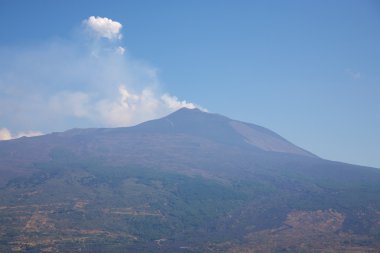 Volcano Etna clipart