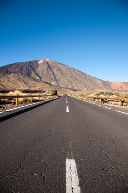 Open Road on Tenerife clipart