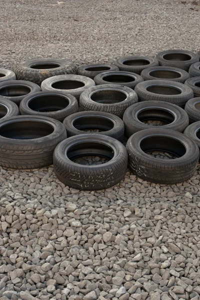 Auto tire composition — Stock Photo, Image
