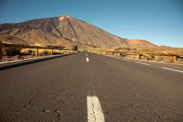 Camino abierto en Tenerife — Foto de Stock