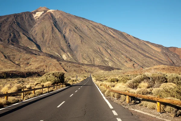 Estrada aberta em Tenerife — Fotografia de Stock