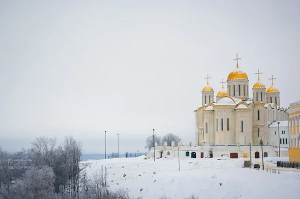 Mariä-Himmelfahrt-Kathedrale in Wladimir — Stockfoto