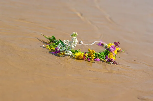 stock image Circlet of flowers