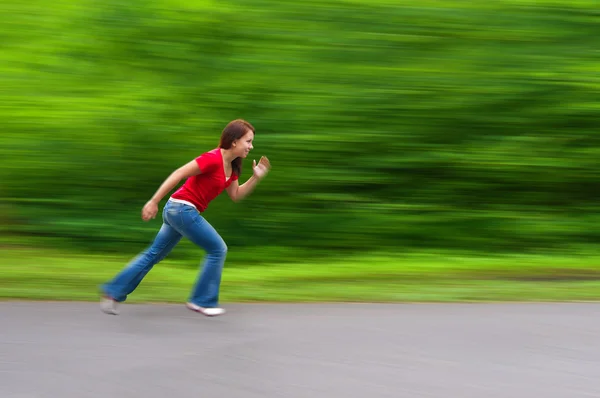 Running Girl — Stock Photo, Image