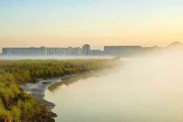 stock image Fog. Misty morning