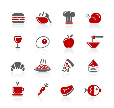 Food Icons / Set 1 of 2 // Redico Series clipart